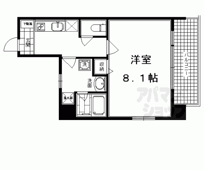 【三条ヴィラさわだ】間取