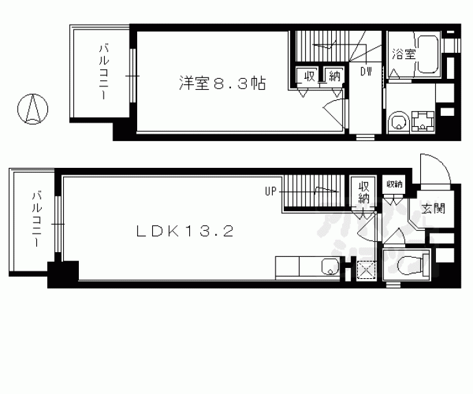 【シャトーあと村】間取