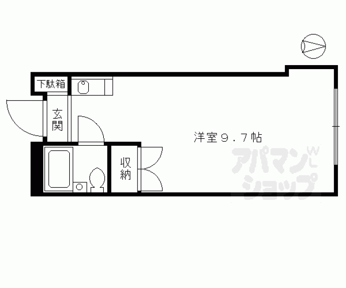 【ロッソ鳥清】間取
