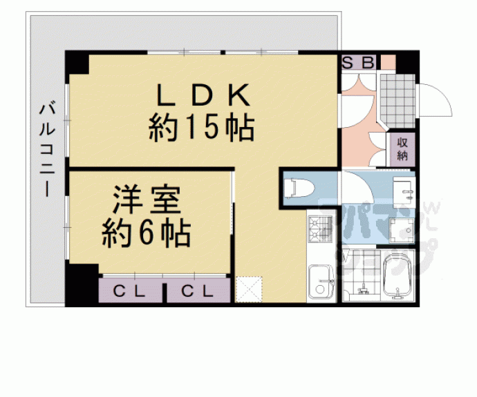 【ジョイ御池】間取