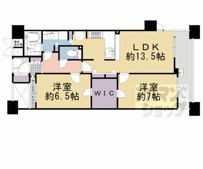 【烏丸御池アーバンライフ】間取