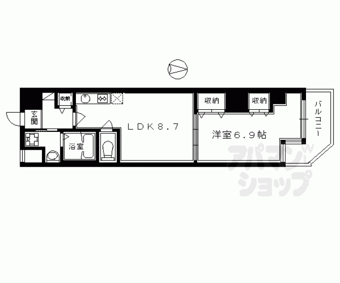 【ボナール・レーブ】間取