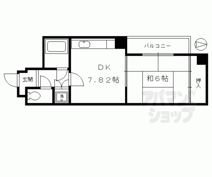 【アルカンシェル御所】間取