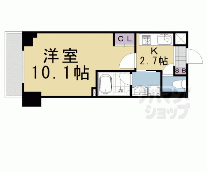 【ベラジオ京都清水】間取