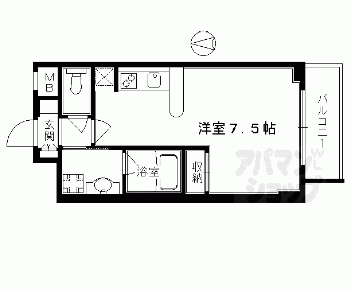【ベラジオ京都清水】間取