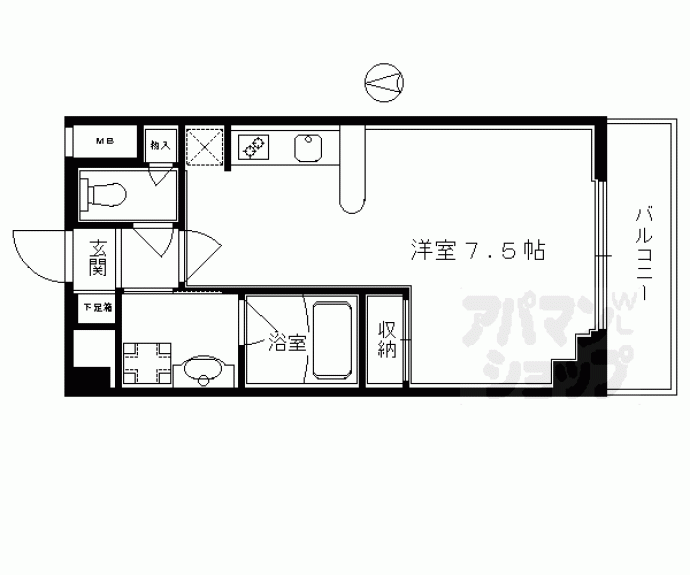 【ベラジオ京都清水】間取