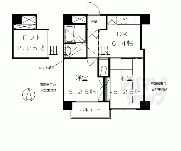 【Ｗｅｓｔ　Ｓｑｕａｒｅ】間取