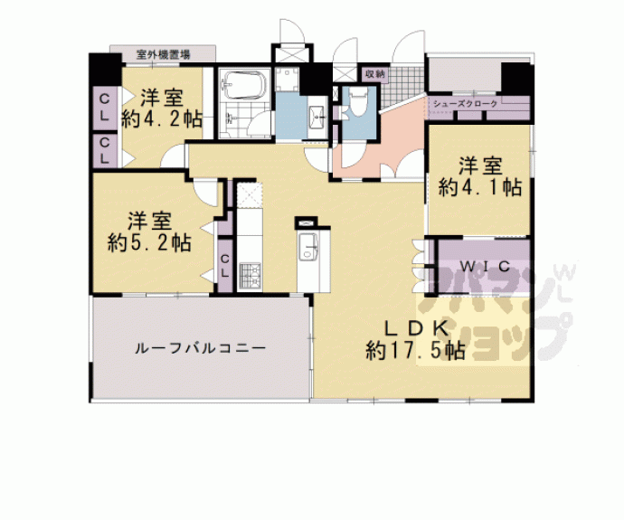 【ライオンズマンション室町三条】間取