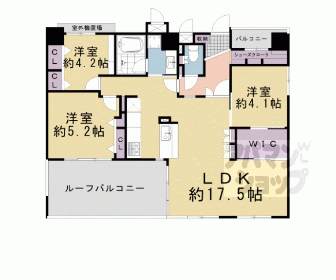 【ライオンズマンション室町三条】間取