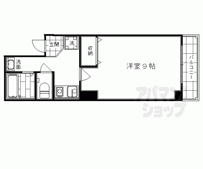 【エスカル2六角】間取