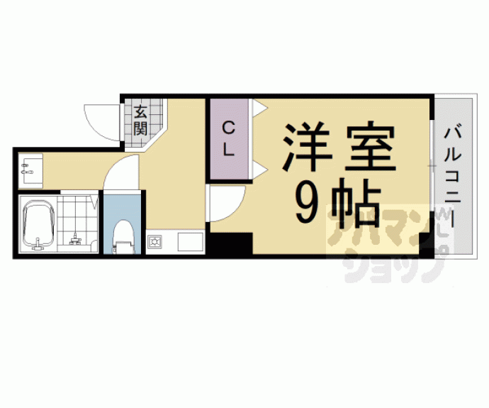 【エスカル2六角】間取