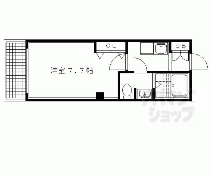 【シャトー五福】間取