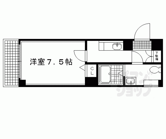 【シャトー五福】間取