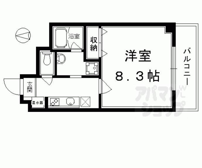【リテラ竹屋町】間取
