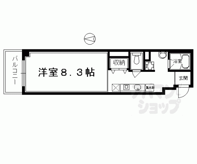【リテラ竹屋町】間取