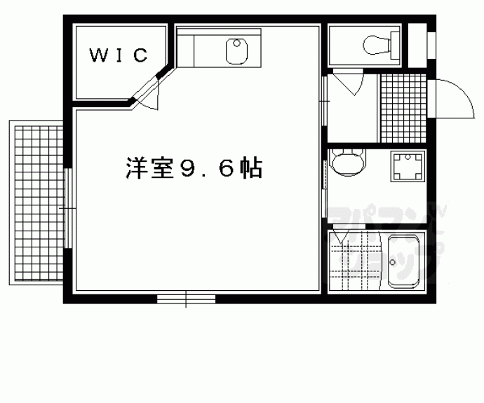 【ハイツ西村】間取