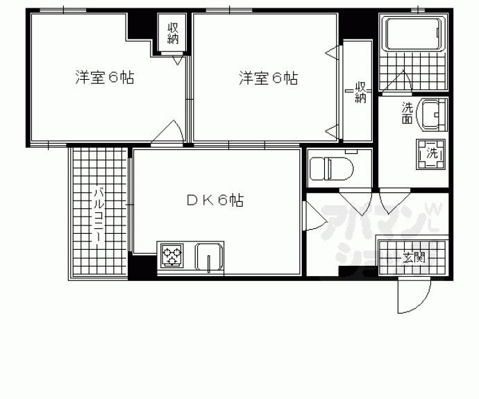 【コスモ御池御幸町】間取