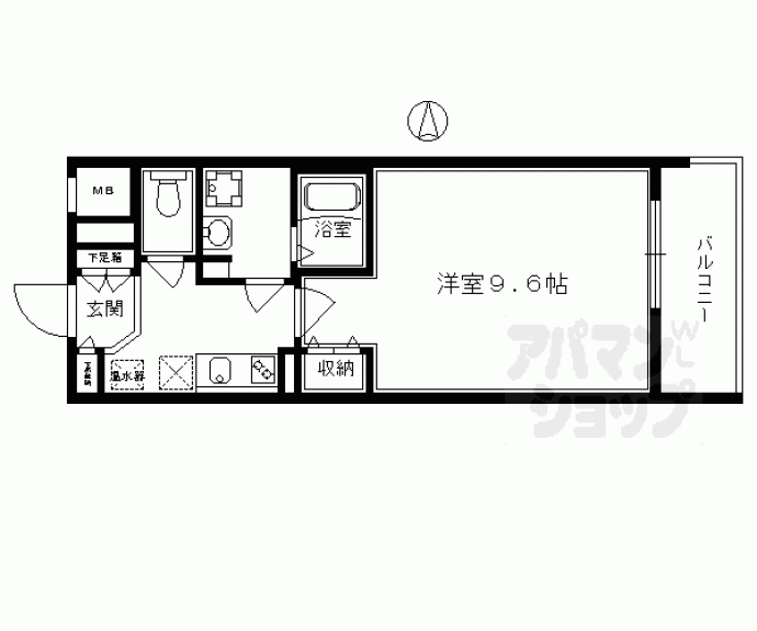【インベスト京都堀川】間取