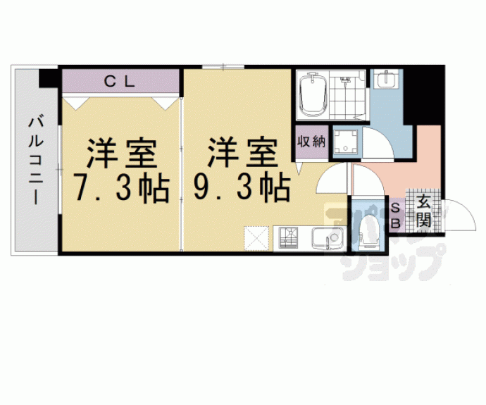 【サルタル大和大路】間取