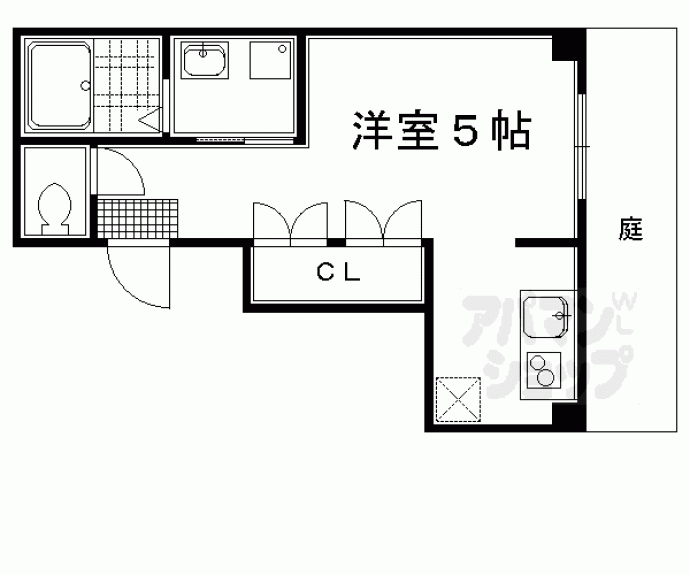 【シャンテ西洞院】間取