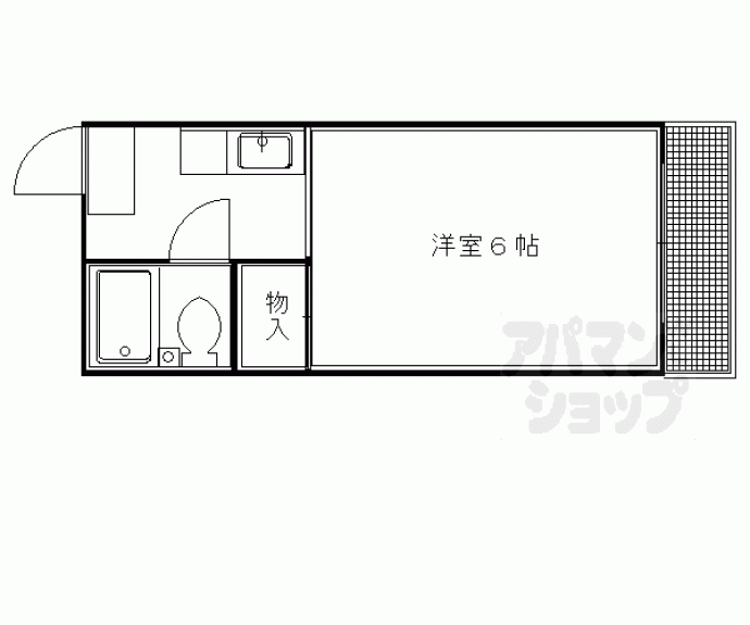 【グランタック御所西】間取