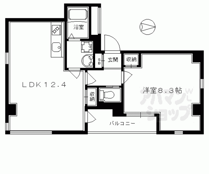 【エスポワール柳馬場】間取