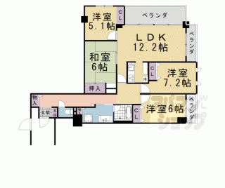 【メロディーハイム御所西】