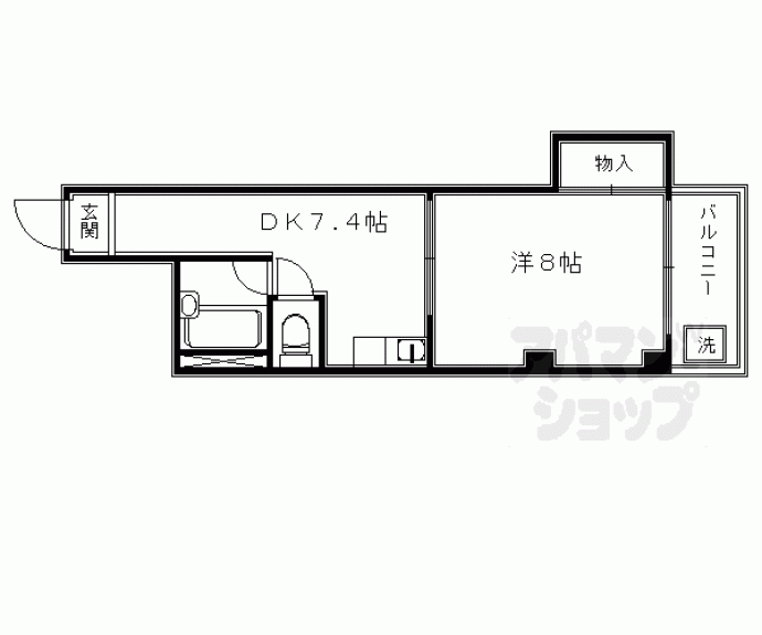 【ジュネス新町】間取