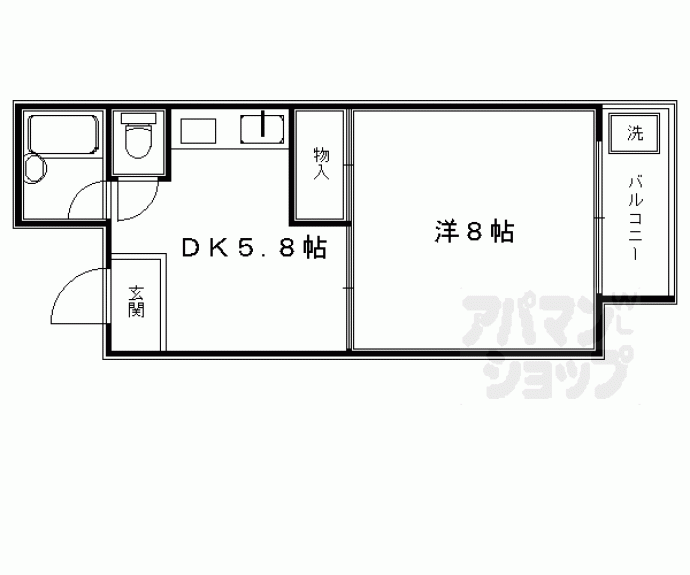 【ジュネス新町】間取