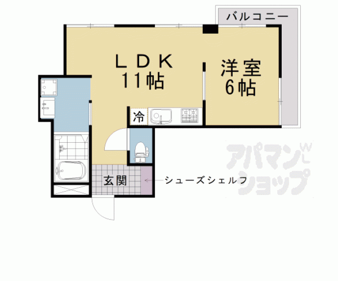 【ハイツ知恩】間取