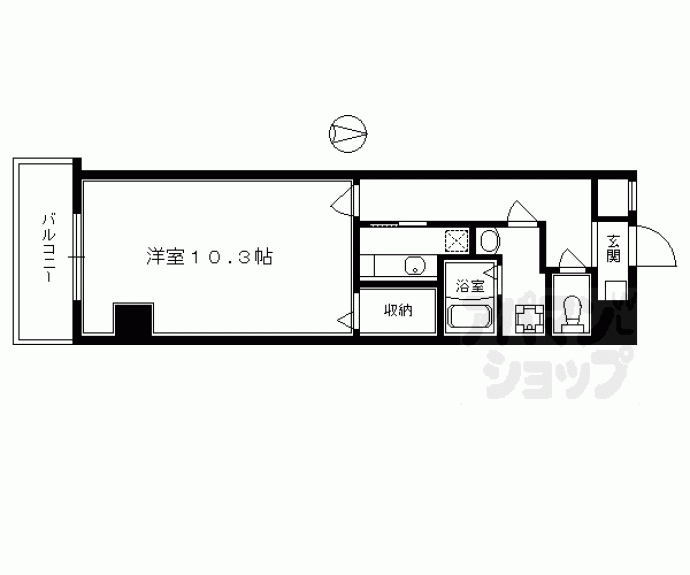 【ビレイユ眞英西六角】間取
