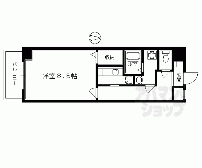 【ビレイユ眞英西六角】間取