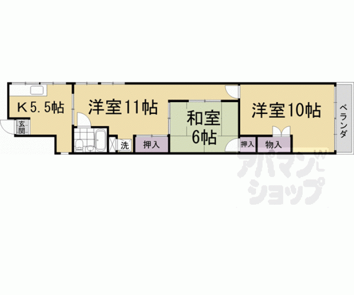 【四坊大宮ビル】間取
