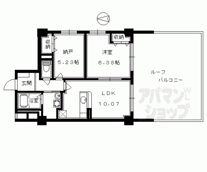 【コンフォレスト三条】間取