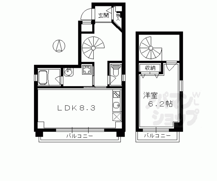 【バインオークネクト】間取