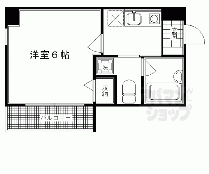 【Ｇ－ｓｔａｇｅ京都油小路】間取