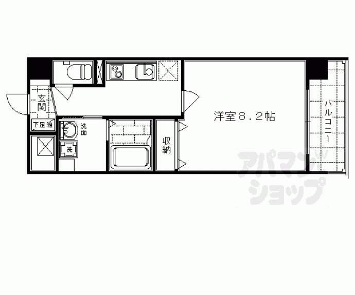 【プライム西洞院】間取