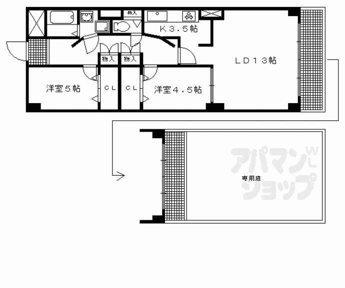 【室町スカイハイツ】間取
