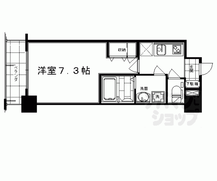 【エスリード烏丸五条駅前】間取