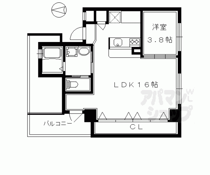 【ＩＭＰＡＣＴ　ＩＫＵ北】間取