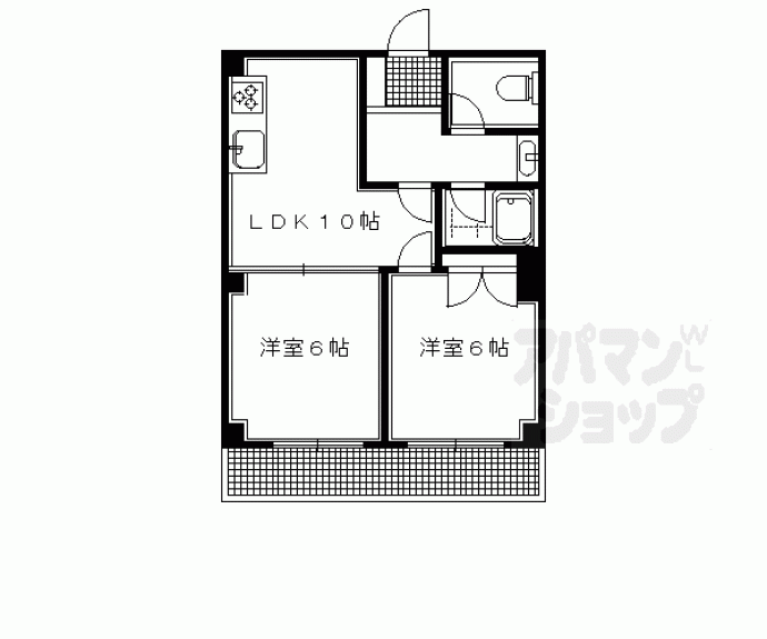 【二条晴明ビル】間取