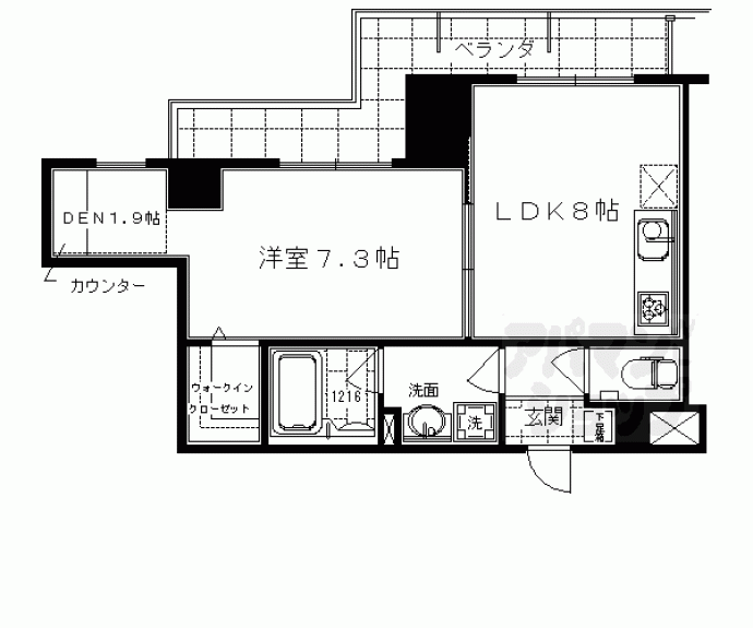 【クリスタルグランツ京都御所西】間取