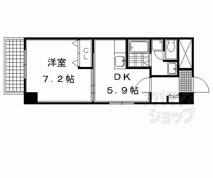 【テルマーノ西洞院】間取