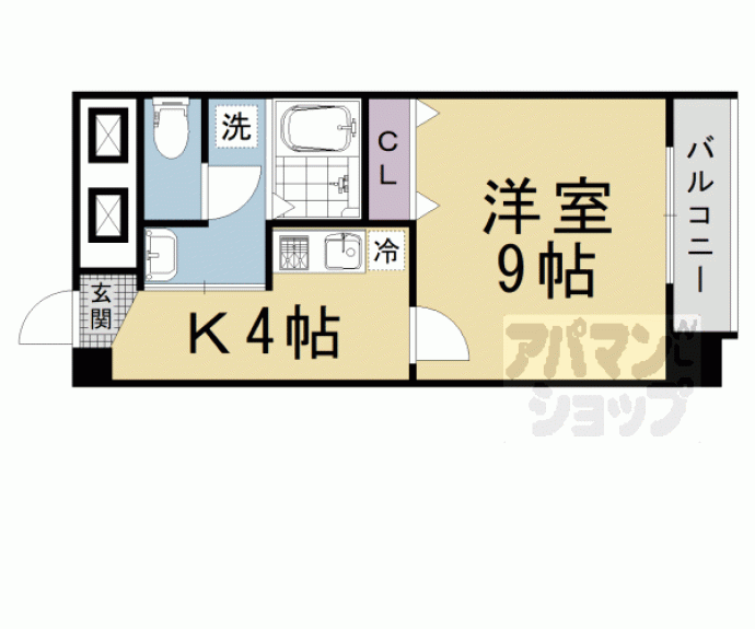 【テルマーノ西洞院】間取