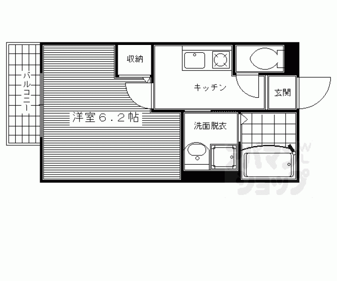 【ハイム河原町】間取