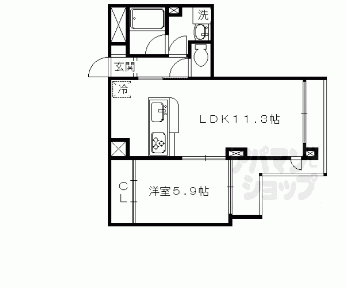 【sawarabi kitayama】間取
