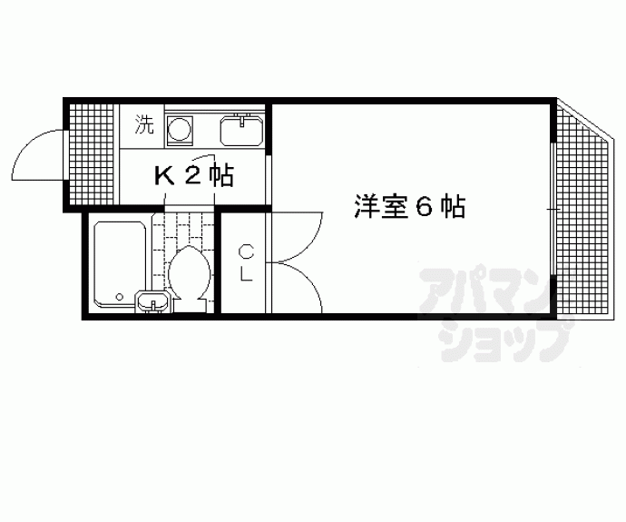 【ＨＩ－ＣＩＴＹ下鴨】間取