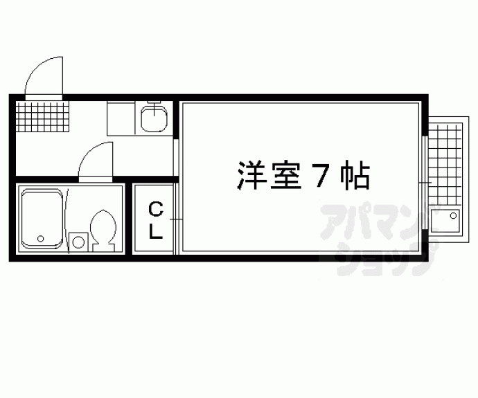 【フローラルピンク】間取