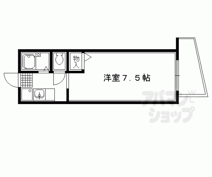 【フォルム下鴨】間取