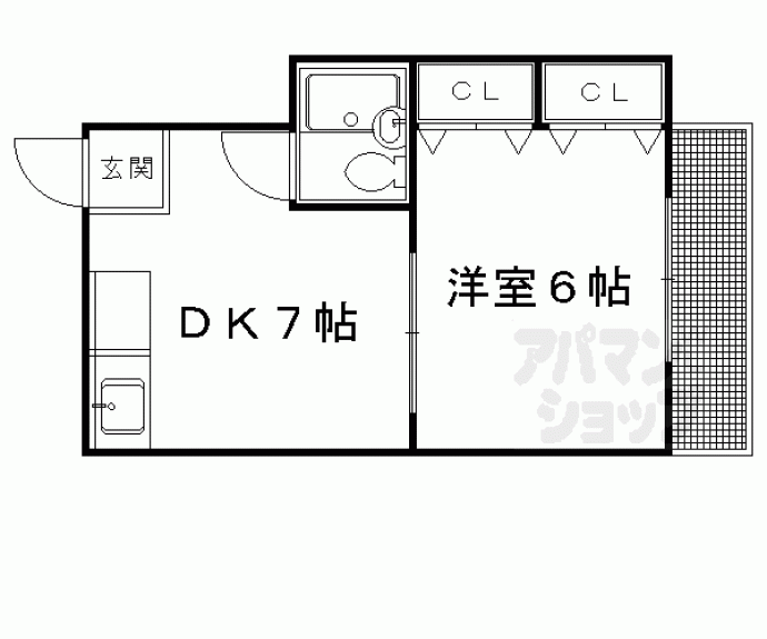 【ヴィルヌーブ下鴨】間取
